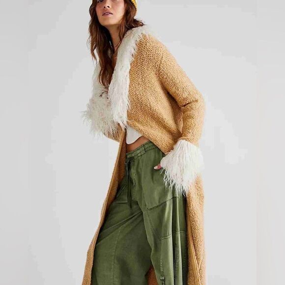 Free People Kate Sweater Jacket size S - Picture 3 of 8